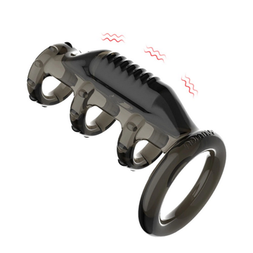 G-Spot Stimulator Cock Sleeve Penis Vibrating Ring / Ejaculation Delay Enlargement Extender Dick - EVE's SECRETS